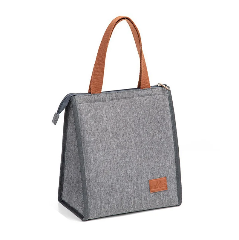 Sac isotherme repas bleu et marron