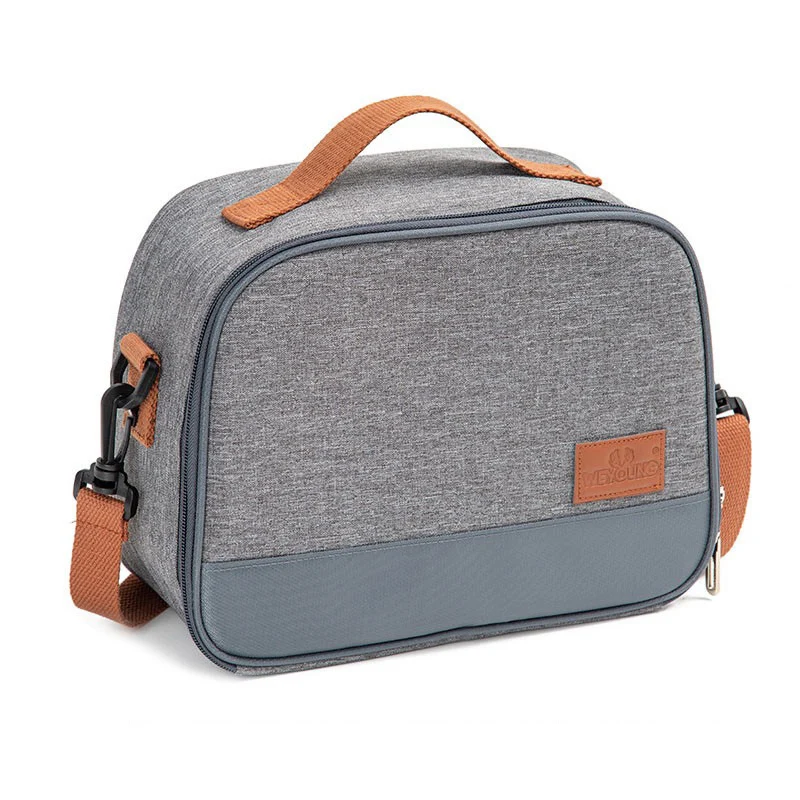 Sac isotherme repas bleu et marron