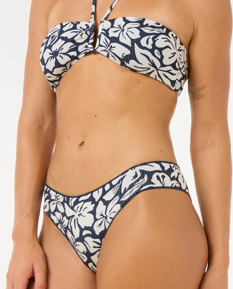 Las Flores Cheeky Coverage Hipster Bikini Bottom