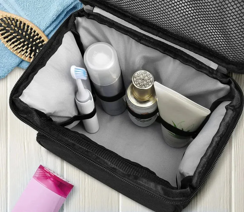 Grande Trousse de Toilette | Crochet Suspendu Intégré