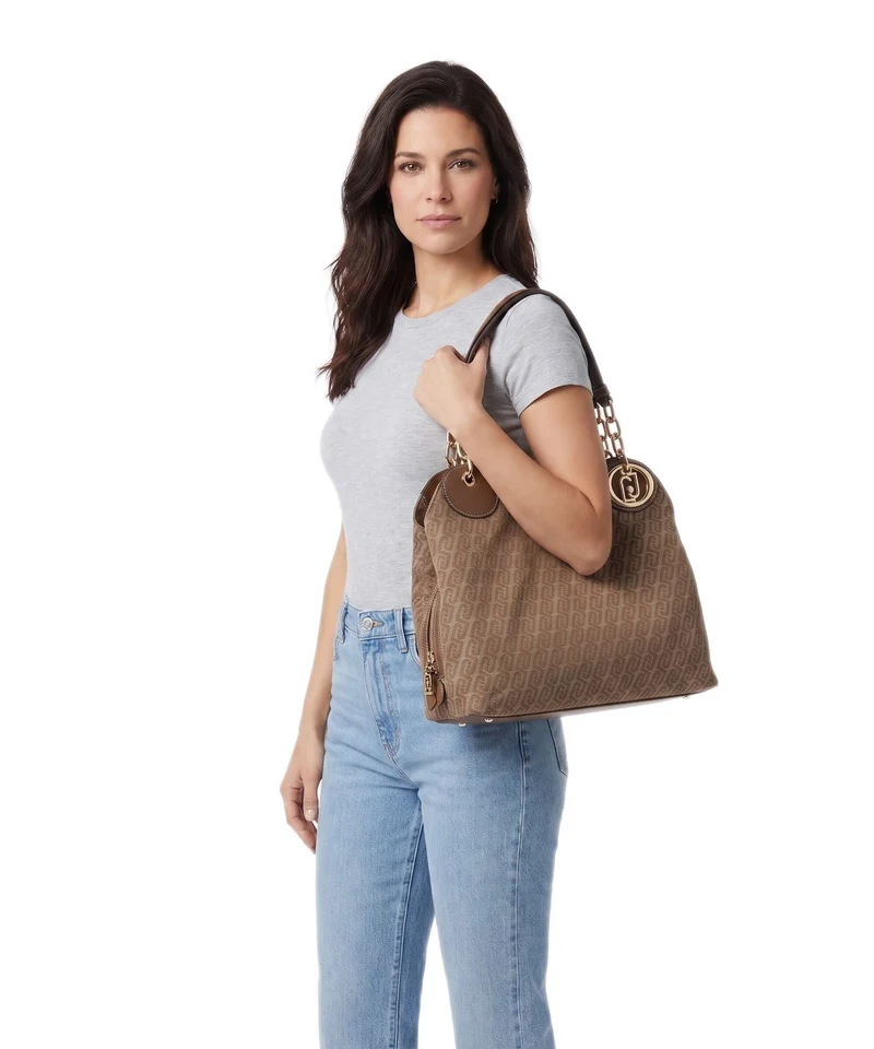 Liu Jo Faiza M Sac fourre-tout naturale