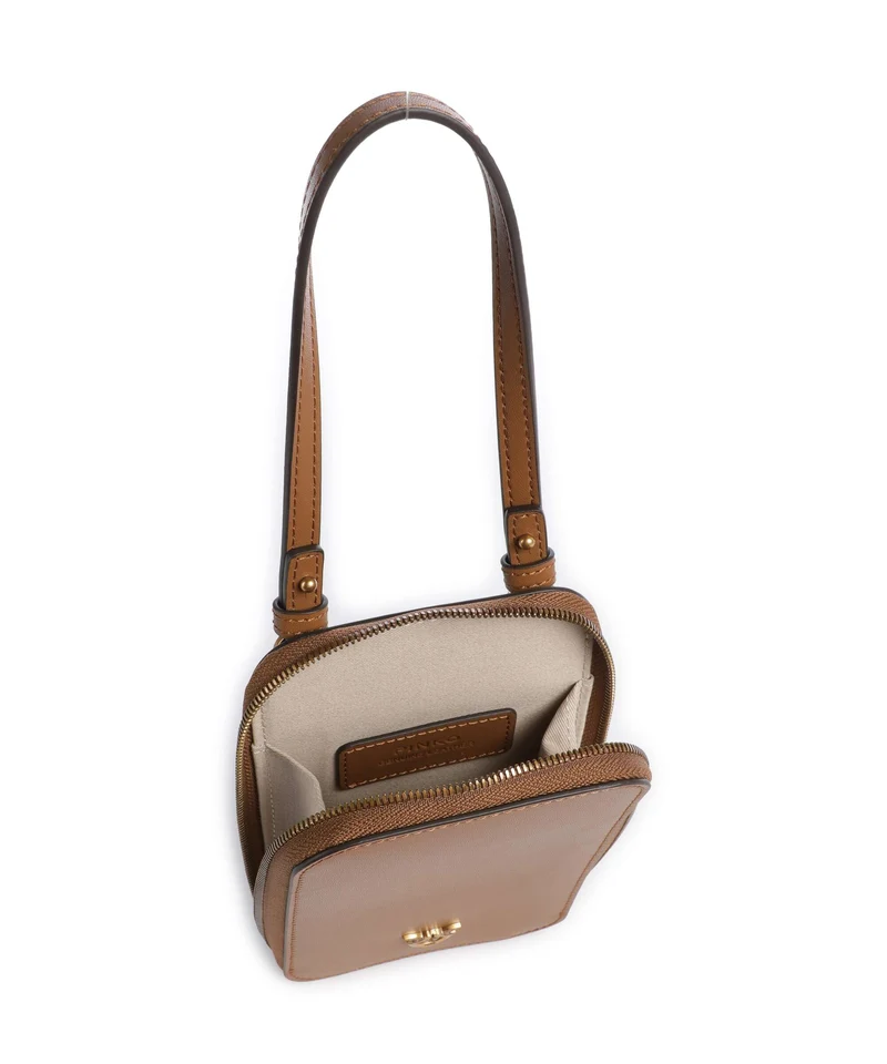 Pinko Pochette telephone marrone/caramella/antique gold