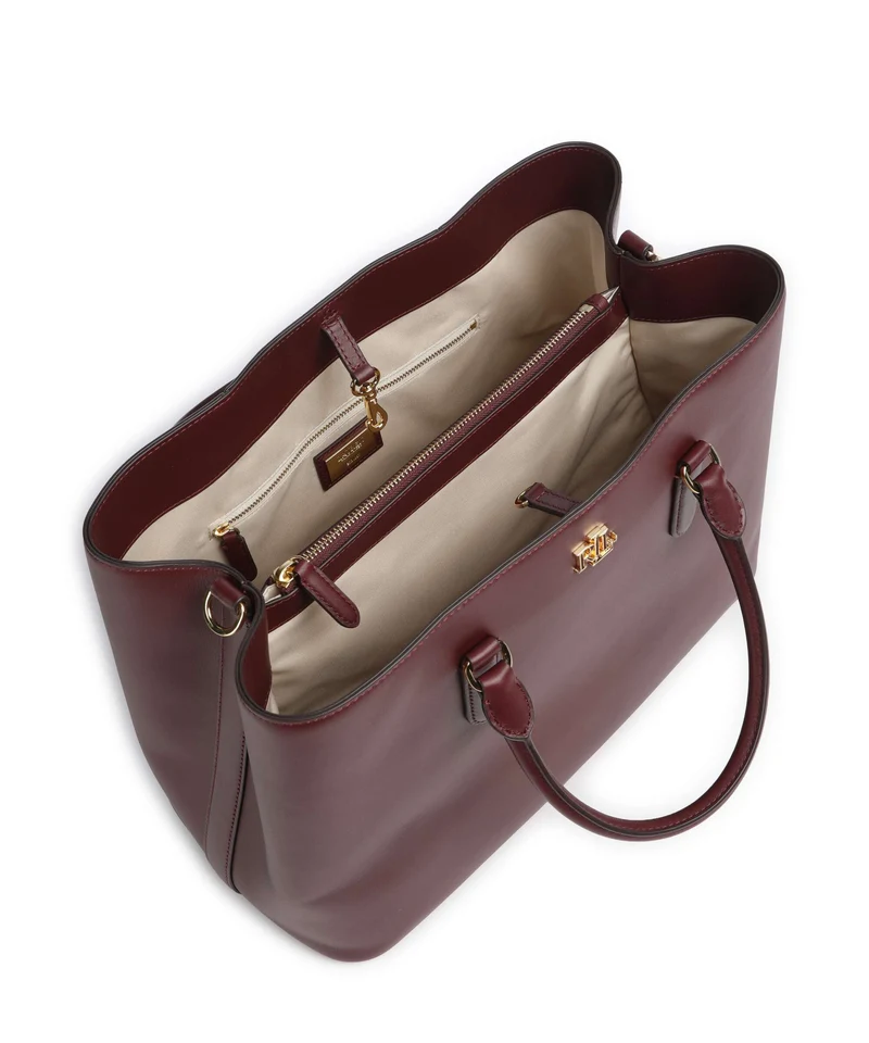Lauren Ralph Lauren Marcy 36 Sac à main dark garnet