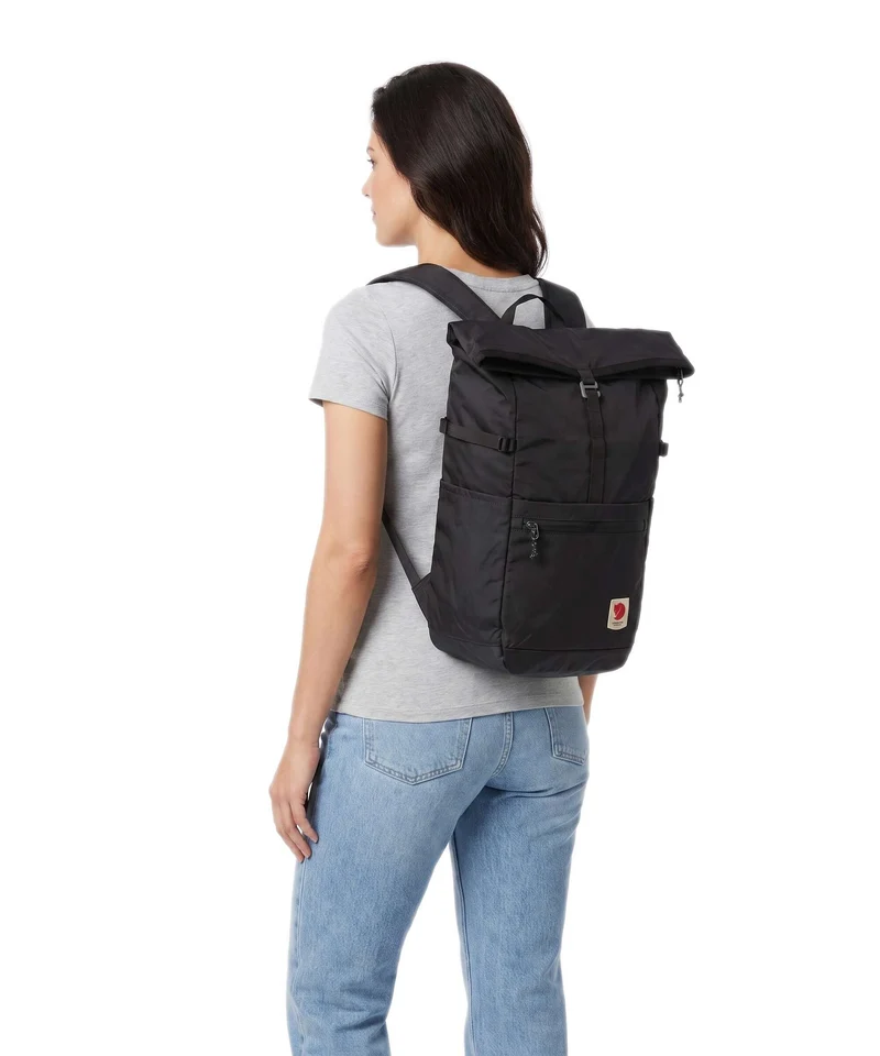 Fjällräven High Coast 24 Sac à dos roll-top black oak