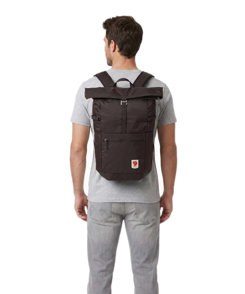 Fjällräven High Coast 24 Sac à dos roll-top black oak