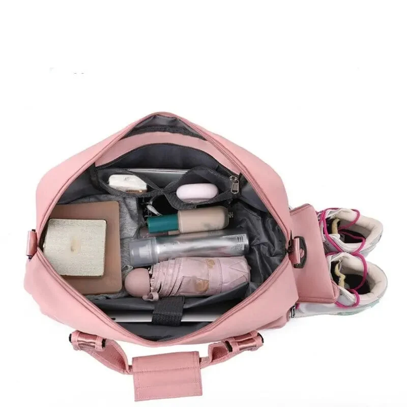 Sac de Voyage Cabine Femme | Nylon Compartiment Chaussures