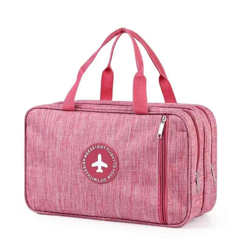 Sac de Toilette Voyage Avion | Nylon Étanche Multi-Compartiments