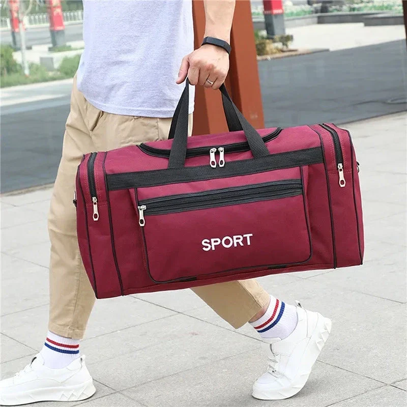 Sac de Sport Voyage Homme | Bandoulière Incluse Oxford-Polyester