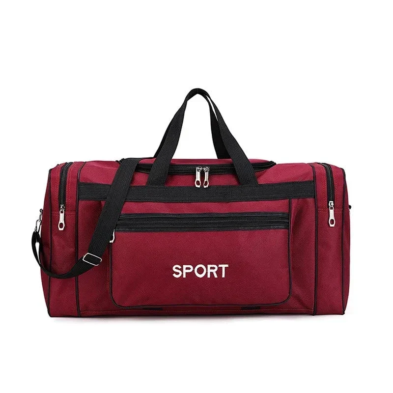 Sac de Sport Voyage Homme | Bandoulière Incluse Oxford-Polyester