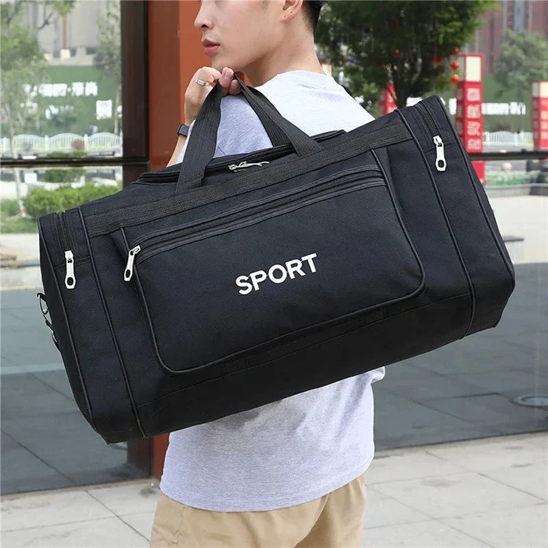 Sac de Sport Voyage Homme | Bandoulière Incluse Oxford-Polyester