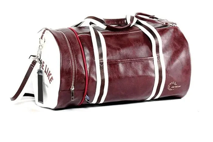 Sac de Sport Vintage Voyage | Grand Espace et Séparation Chaussures