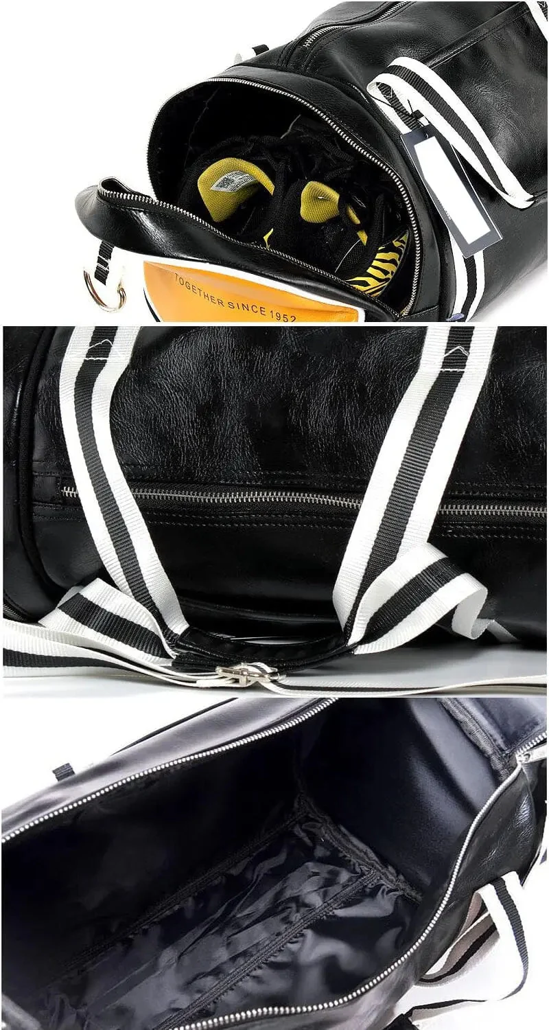 Sac de Sport Vintage Voyage | Grand Espace et Séparation Chaussures