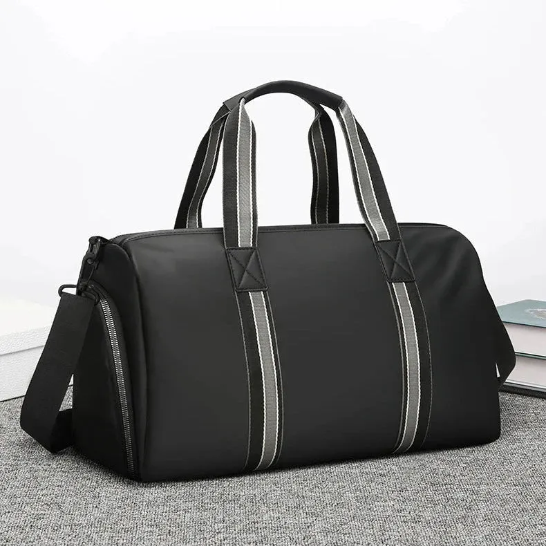 Sac de Sport Homme Polochon | Nylon Imperméable et Poches Multiples