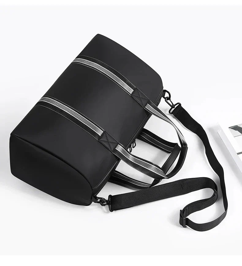 Sac de Sport Homme Polochon | Nylon Imperméable et Poches Multiples