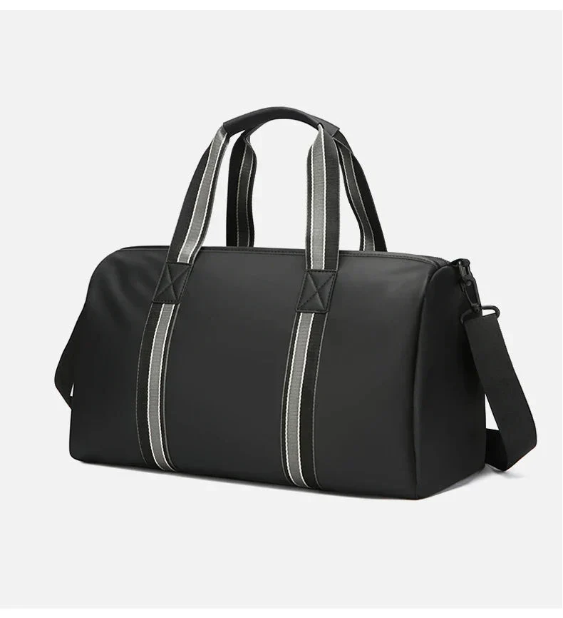 Sac de Sport Homme Polochon | Nylon Imperméable et Poches Multiples