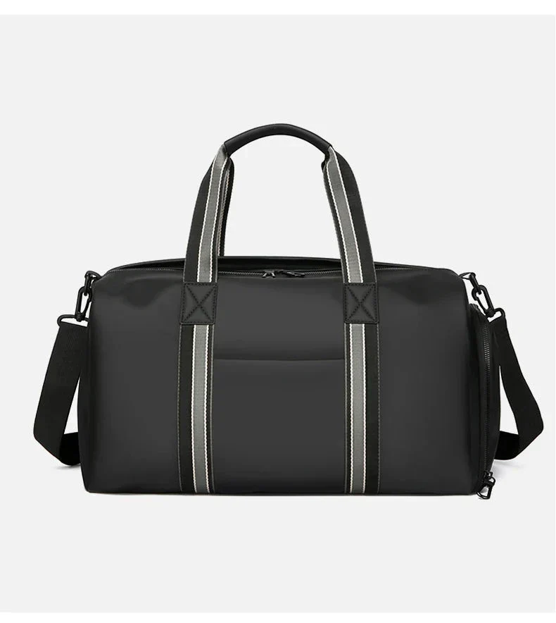 Sac de Sport Homme Polochon | Nylon Imperméable et Poches Multiples