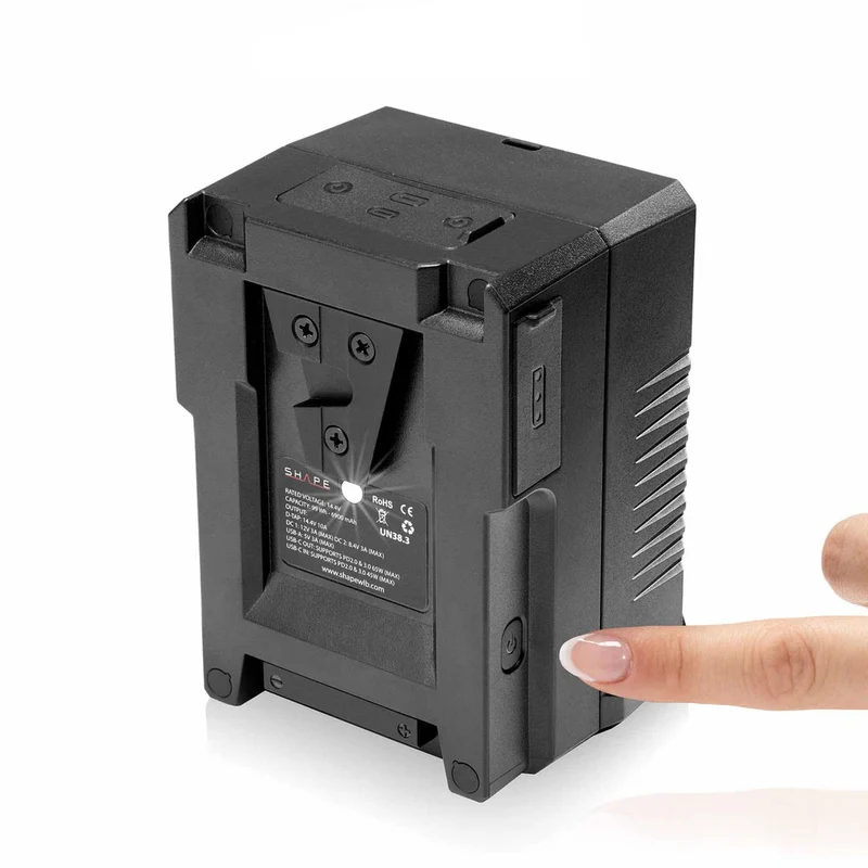 Ensemble de chargeur USB-C avec 2 mini pile 99Wh Monture V