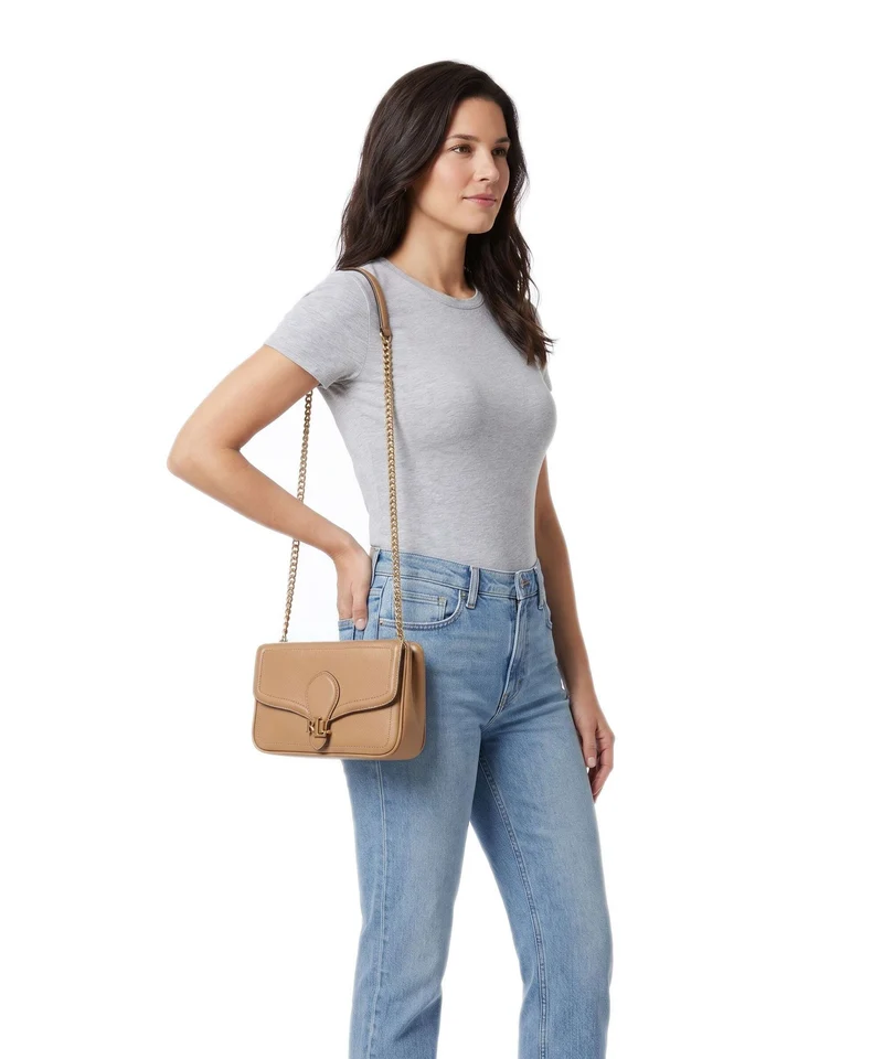 Lauren Ralph Lauren Bradley Large Portefeuille camel