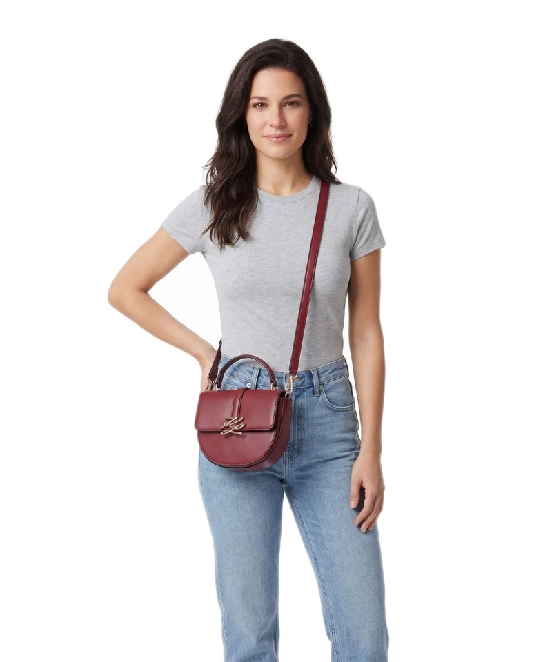 Karl Lagerfeld K/Autograph Sac bandoulière dark cherry