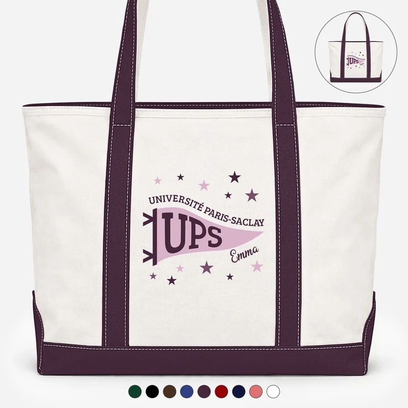 Cadeau Pour Professeur - Sac Cabas En Toile Personnalisé