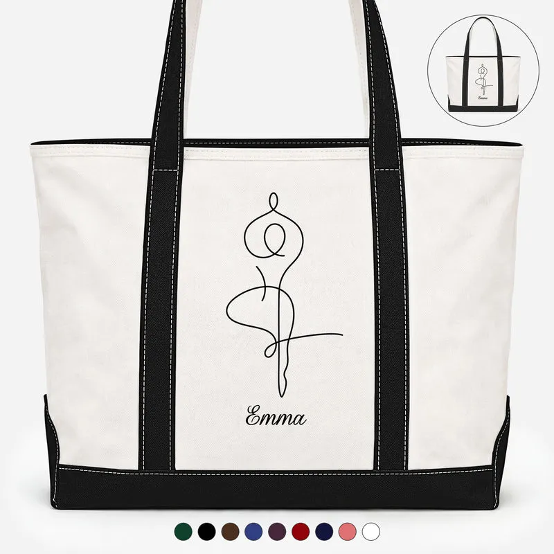 Cadeau Yoga Pour Femme - Sac Cabas En Toile Personnalisé