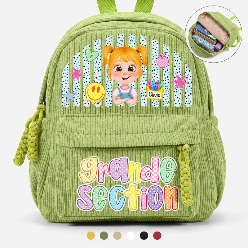 École Maternelle - Sac À Dos Enfant Personnalisé