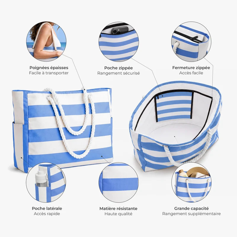 Vacances D’été De Prof - Sac De Plage Personnalisable