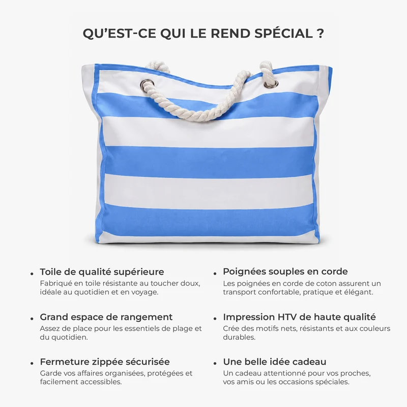 Vacances D’été De Prof - Sac De Plage Personnalisable
