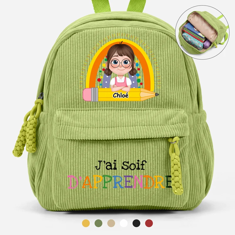 Cadeau Pour La Rentrée - Sac À Dos Personnalisable Maternelle Enfant
