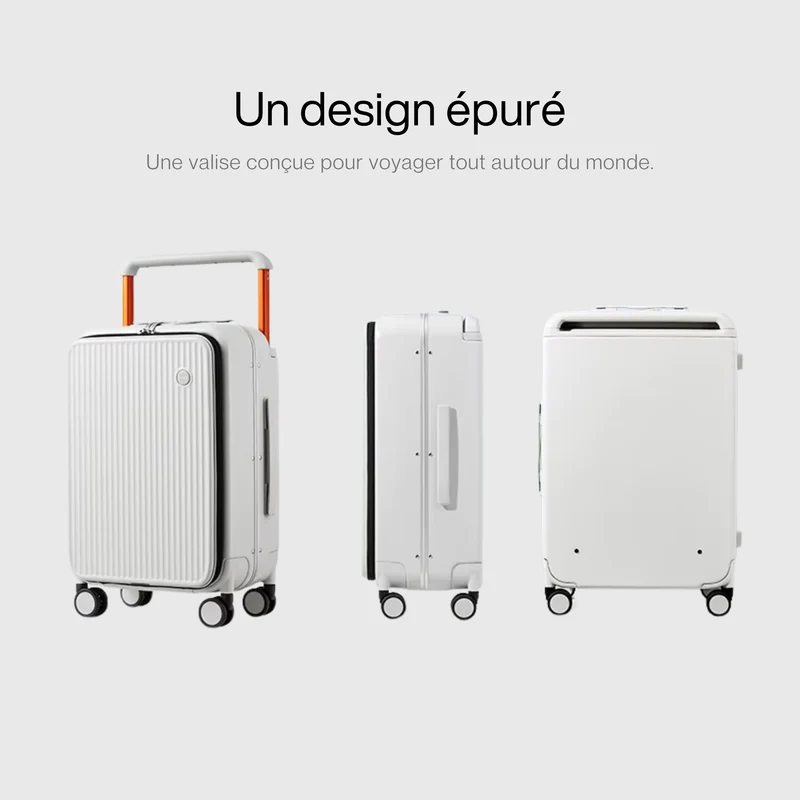 Valise de Voyage Robuste | Ouverture Frontale Pratique