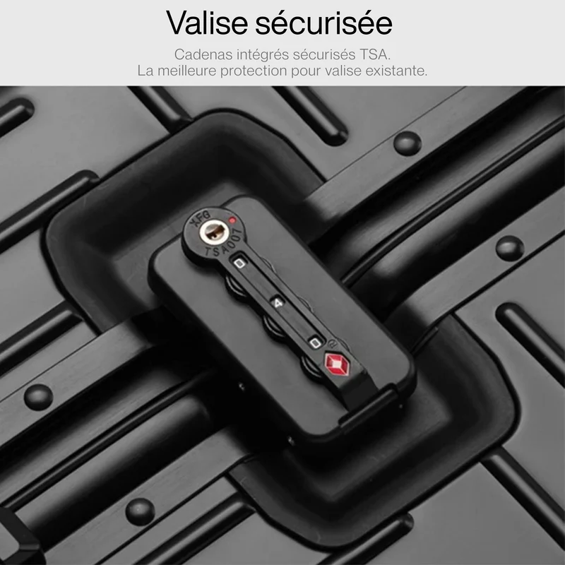 Valise de Voyage Aluminium | Sécurité Tsa Intégrée