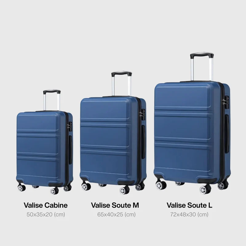 Valise de Voyage Abs | Sécurité Tsa et Roues Premiums