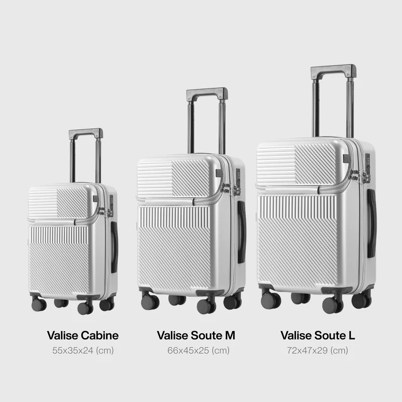 Valise Cabine Robuste Hublot | Composite Tricouche Pratique
