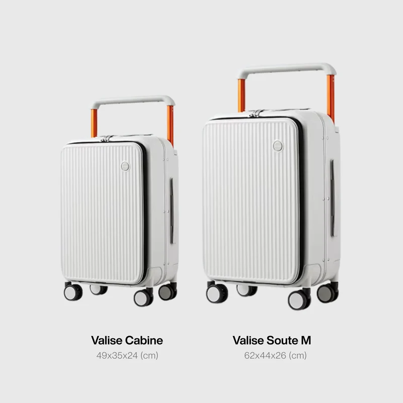 Valise Cabine Rigide | Roues Premium et Verrou Tsa