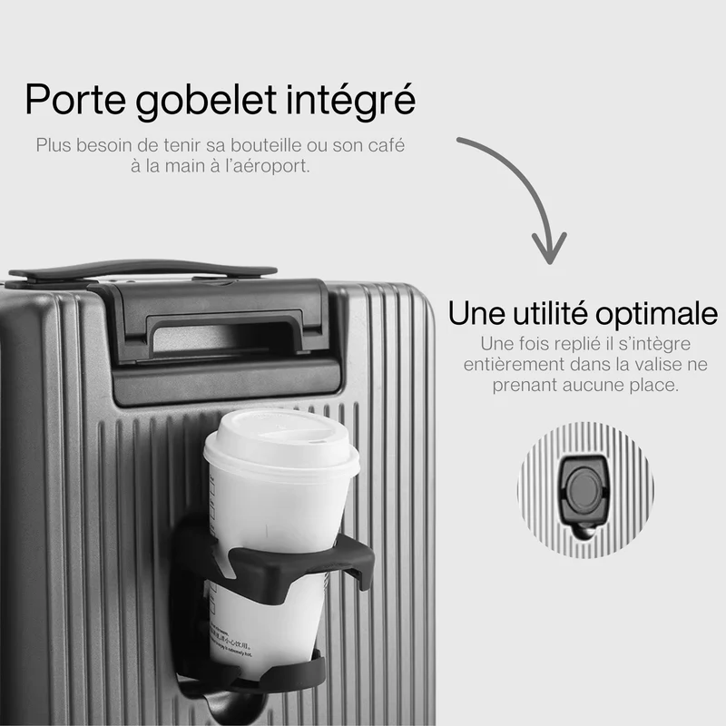 Valise Cabine Rigide Tsa | Composite 3 Couches Robuste