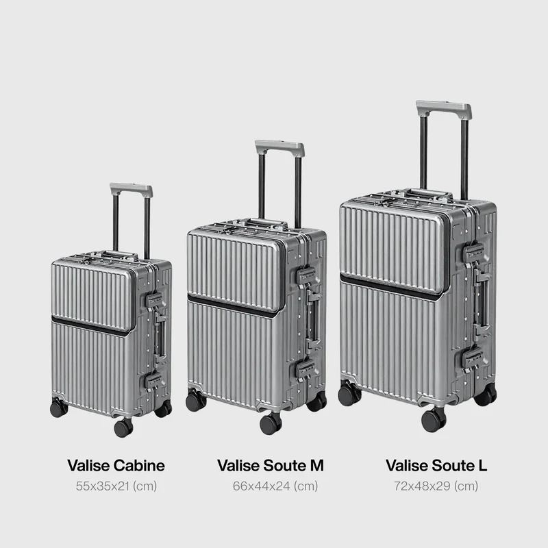 Valise Cabine Rigide 45l | Roulettes Pivotantes Tsa