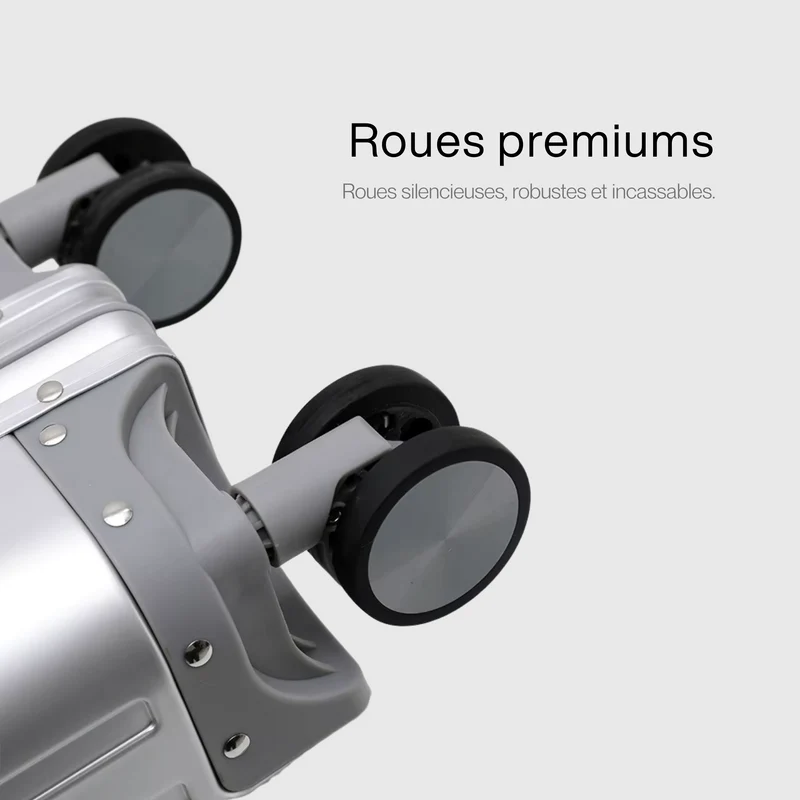Valise Cabine Rigide 45l | Magnésium et Aluminium Robustes