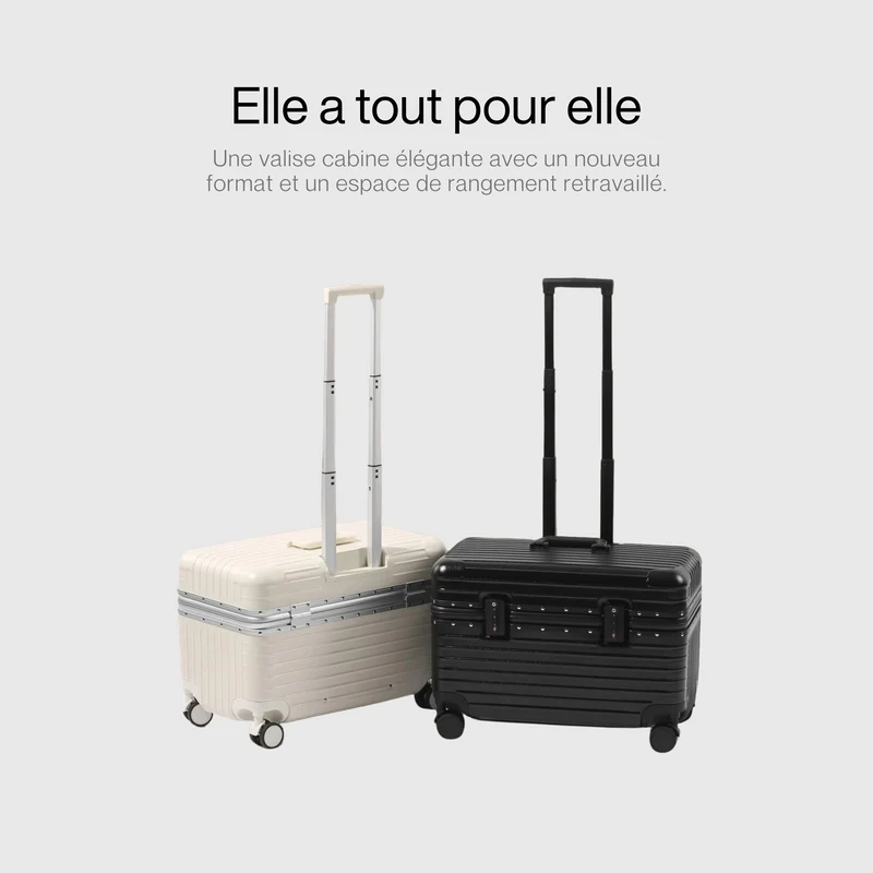 Valise Cabine Professionnelle | Poches et Cloison Maille