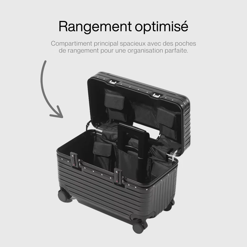 Valise Cabine Professionnelle | Poches de Rangement Multiples