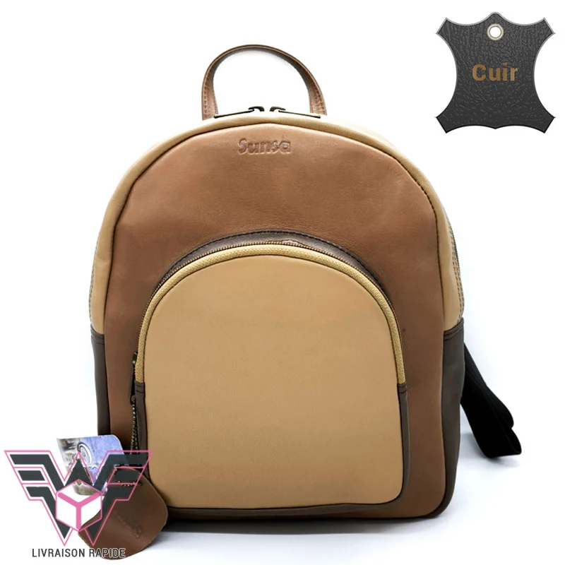 Bagy petit sac à dos femme cuir