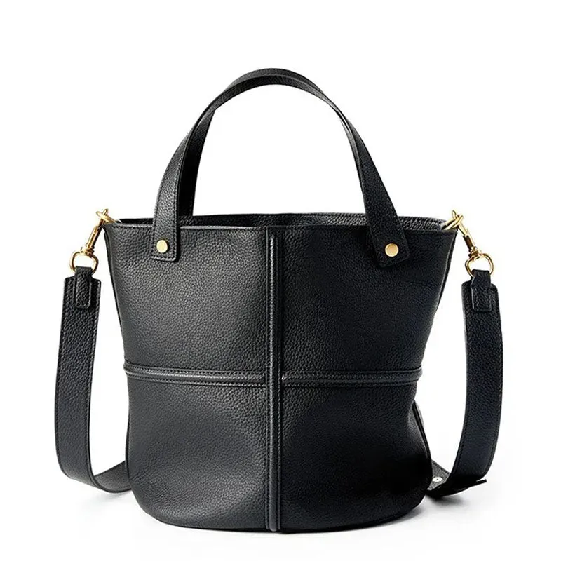 Elsa sac bandoulière femme forme seau
