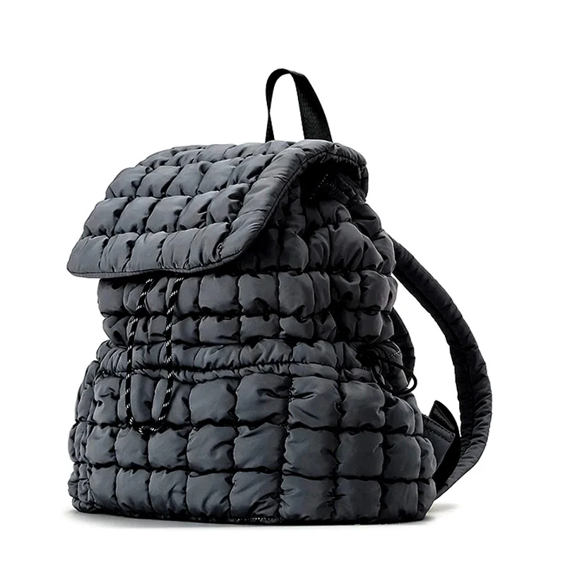 Flufy sac à dos femme matelassé tendance