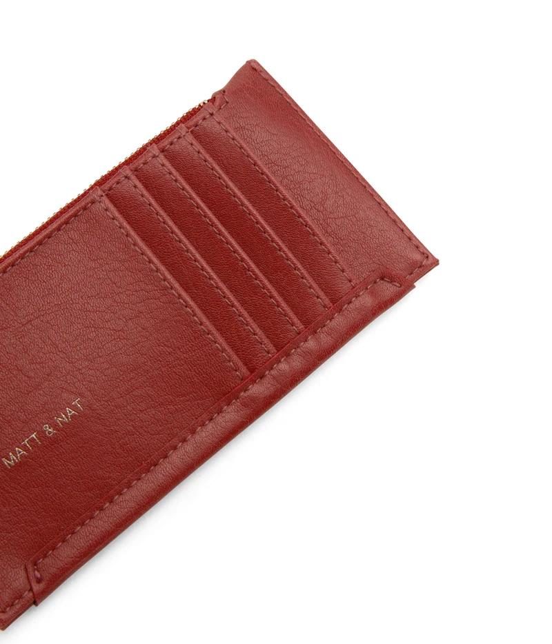JESSE Portefeuille mince végétalien - Vintage
