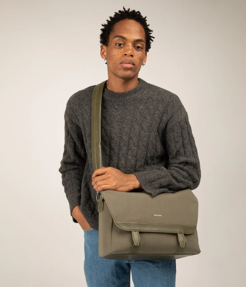 MARTEL Sac messager végétalien - Toile