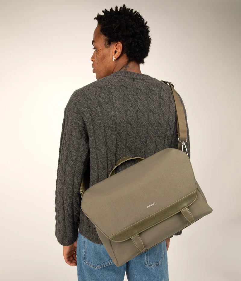 MARTEL Sac messager végétalien - Toile