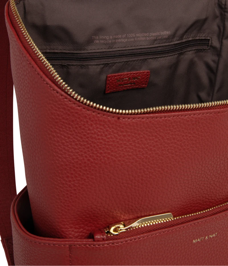 BRAVE Sac à dos végétalien - Pureté