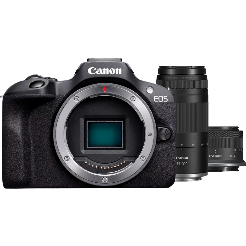 EOS R100 avec 18-45mm et 75-300mm