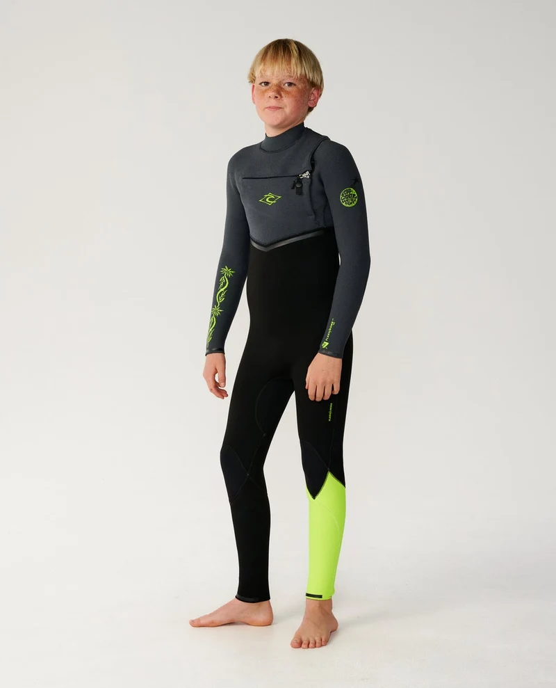 Flashbomb Pro 4/3 GB Chest Zip Fullsuit Wetsuit - Kids