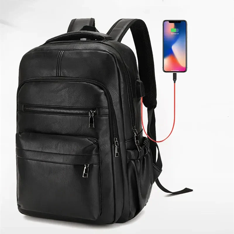 Sac à Dos Vintage Connecté Usb | Port Usb et Style Rétro