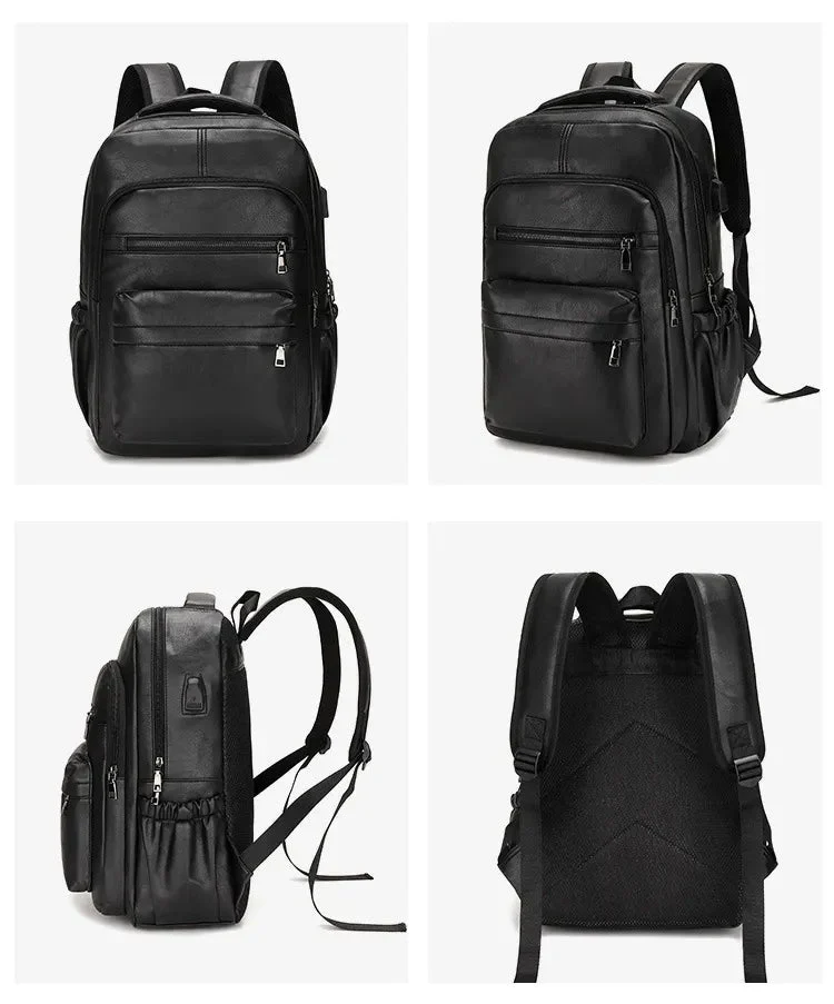 Sac à Dos Vintage Connecté Usb | Port Usb et Style Rétro